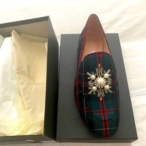 Brand new in box, festive Christmas loafer